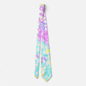パステル迷彩柄 ネクタイ (裏面)