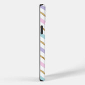 パステル金ゴールドグリッタージグザグパターン Case-Mate iPhoneケース (裏面 / 右)
