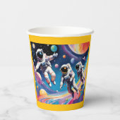 パステル銀河系の宇宙飛行士 紙コップ (裏面)