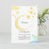 パステル銀河系アストロアドベンチャー誕生日 招待状 (スタンド正面)