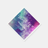 パステル銀河系結婚ズナプキンス スタンダードカクテルナプキン (角)