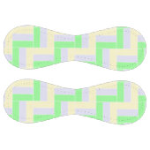 パステル長方形パターン白い破線 ソフトボール (パネル)