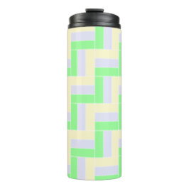 パステル長方形パターン白い破線 タンブラー