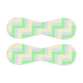 パステル長方形パターン白い破線 野球ボール (パネル)