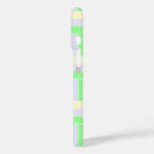 パステル長方形パターン白い破線 Case-Mate iPhoneケース (裏面 / 左)