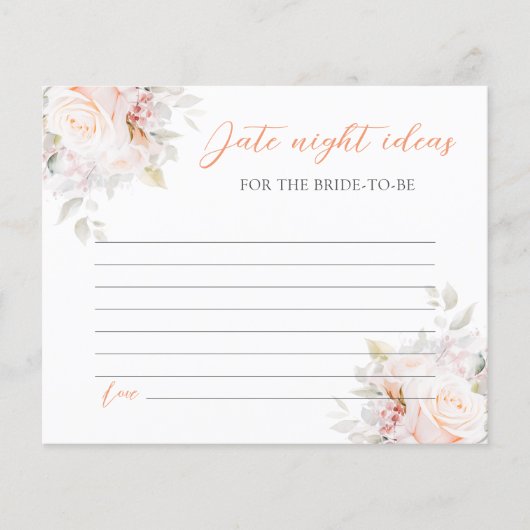 パステル開花ブライダルシャワーデイトナイトアイディア (正面)