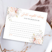 パステル開花ブライダルシャワーデイトナイトアイディア