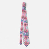 パステル開花 ネクタイ (裏面)