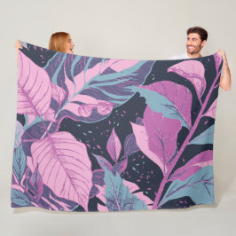 パステル離れの背景（暗） フリースブランケット