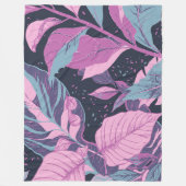 パステル離れの背景（暗） フリースブランケット (正面)