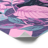 パステル離れの背景（暗） ポスター (角)