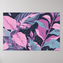 パステル離れの背景（暗） ポスター