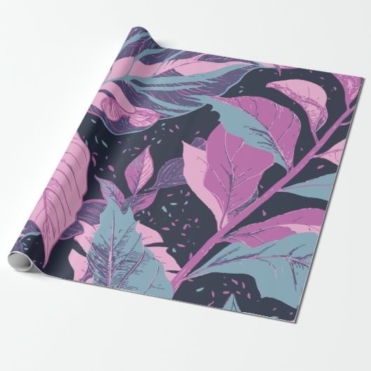 パステル離れの背景（暗） ラッピングペーパー (アンロールド)