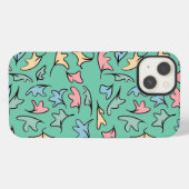 パステル離れグリーン iPhoneケース (裏面横)