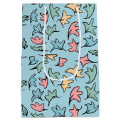 パステル離れブルー ミディアムペーパーバッグ (裏面)