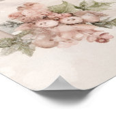 パステル雪だるまポスター ポスター (角)