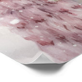 パステル雪だるまポスター ポスター (角)