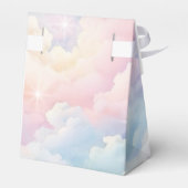 パステル雲の空 ブライダルシャワー フェイバーボックス (裏面サイド)