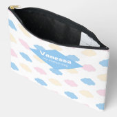 パステル雲。 アクセサリーポーチ (見開き)