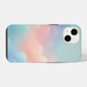 パステル雲 iPhoneケース (裏面横)