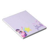 パステル音楽をテーマにしたスター&かわいい女の子 ノートパッド (アングル)