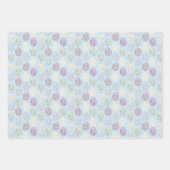 パステル飾イースターエッグ ラッピングペーパーシート (正面3)