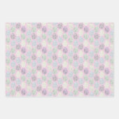 パステル飾イースターエッグ ラッピングペーパーシート (正面2)