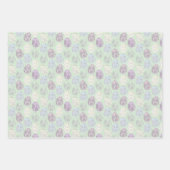 パステル飾イースターエッグ ラッピングペーパーシート (正面3)