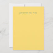 パステル魅力的イースターエッグ狩り招待状 招待状 (裏面)