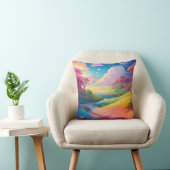 パステル鮮やかカラーズの夢の風景 クッション (椅子)