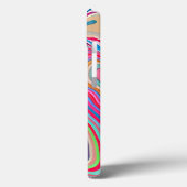 パステル鮮やかズ液体抽象芸術の輪郭 Case-Mate iPhoneケース (裏面 / 左)