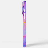 パステル鮮やかデザイン抽象芸術カラー Case-Mate iPhoneケース (裏面 / 左)