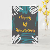 パステル1周年記念カード カード (黄色い花)