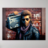 パステル1980のマンミュレットブームボックス ポスター (正面)