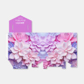 パステル3D花柄 フェイバーボックス (折り畳みなし)