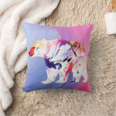 パステル アークティック エクスプローラー 水彩 クッション (ブランケット)