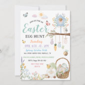 パステル イースターエッグ ハント ノーム 招待状 (正面)