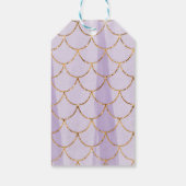 パステル オーシャン マーメイド サンクス ガール ギフトタグ (裏面)