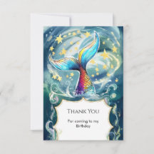 パステル オーシャン マーメイド バースデー