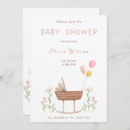 パステル カラフル 水彩画風 イラスト 招待状