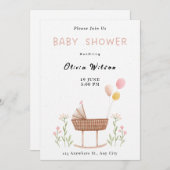 パステル カラフル 水彩 イラスト 招待状 (正面/裏面)