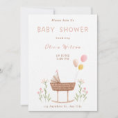 パステル カラフル 水彩 イラスト 招待状 (正面)