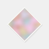 パステル カラー アブストラクト アート テンプレート エレガント スタンダードカクテルナプキン (角)