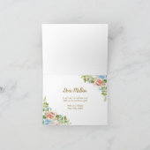 パステル ガーデン フラワープロポーズ カード 花嫁の花を飾る女の子になりますか (内部)