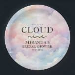 パステル クラウズ 彼女は雲の上にいる ブライダルシャワー ペーパープレート<br><div class="desc">パステル クラウズ 彼女は雲の上にいる ブライダルシャワー 紙皿。 取り揃えた商品あり。</div>