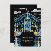 パステル サイエンス エクスペリメント サイエンティスト バースデー サンキューカード (正面/裏面)