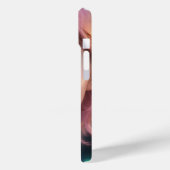 パステル・サイバー：ピンクヘアの幻想的なデジタル肖像 Case-Mate iPhoneケース (裏面 / 左)