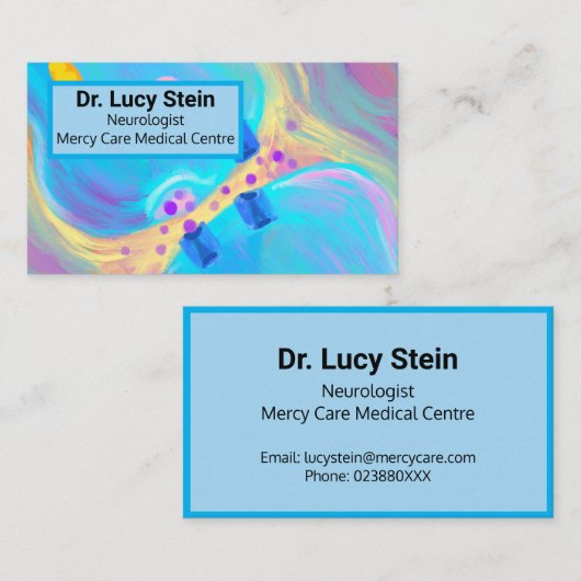 パステル シナプス 名刺 (正面/裏面)