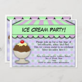 パステル スイート ショップペ 招待状 (正面/裏面)