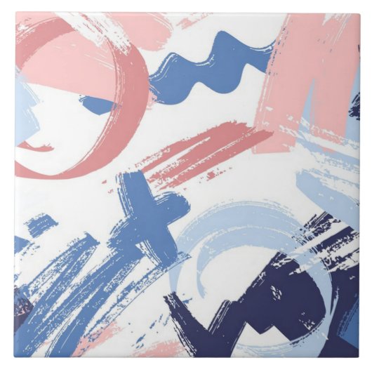 パステル・スクリブル タイル (正面)